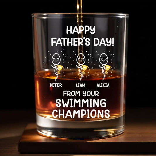 Happy Father's Day! From Your Swimming Champions, Trophy