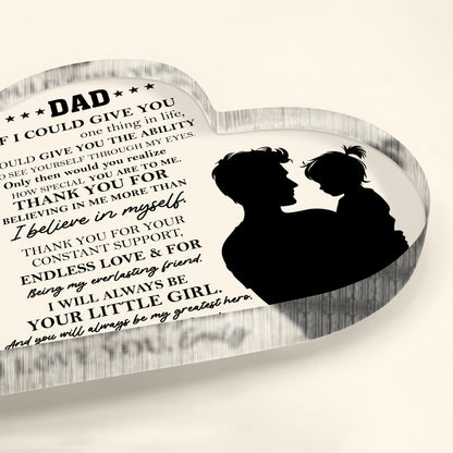 Dad, If I Could Give You One Thing In Life, Father and Daughter Silhouette