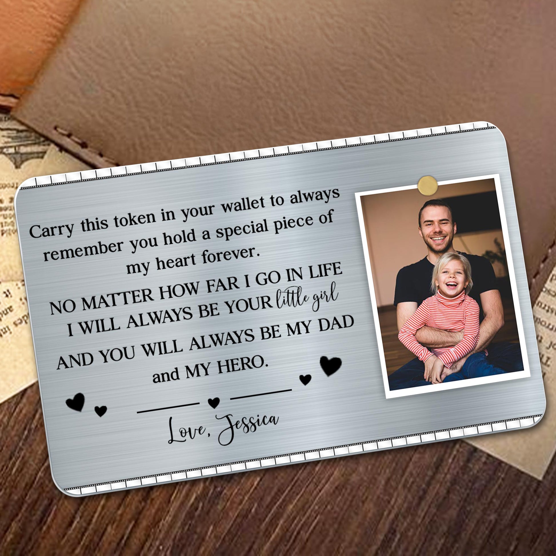 Carry This Token In Your Wallet To Always Remember, Heart and Token