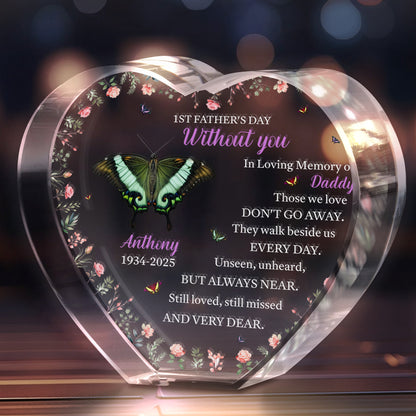 In Loving Memory of Daddy, Butterfly and Flowers