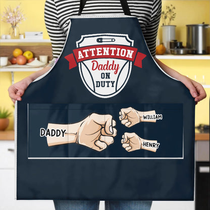 Attention Daddy On Duty, Fist Bump