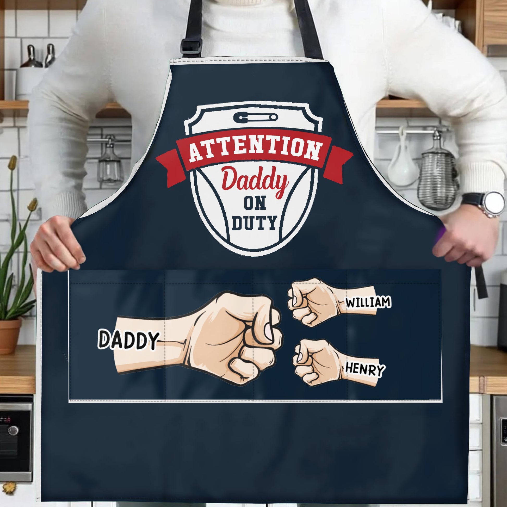 Attention Daddy On Duty, Fist Bump