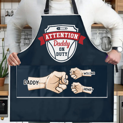 Attention Daddy On Duty, Fist Bump