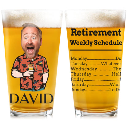 Retirement Weekly Schedule, Monday Do Tuesday Whatever