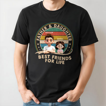 Father & Daughter Best Friends For Life, Customizable Characters