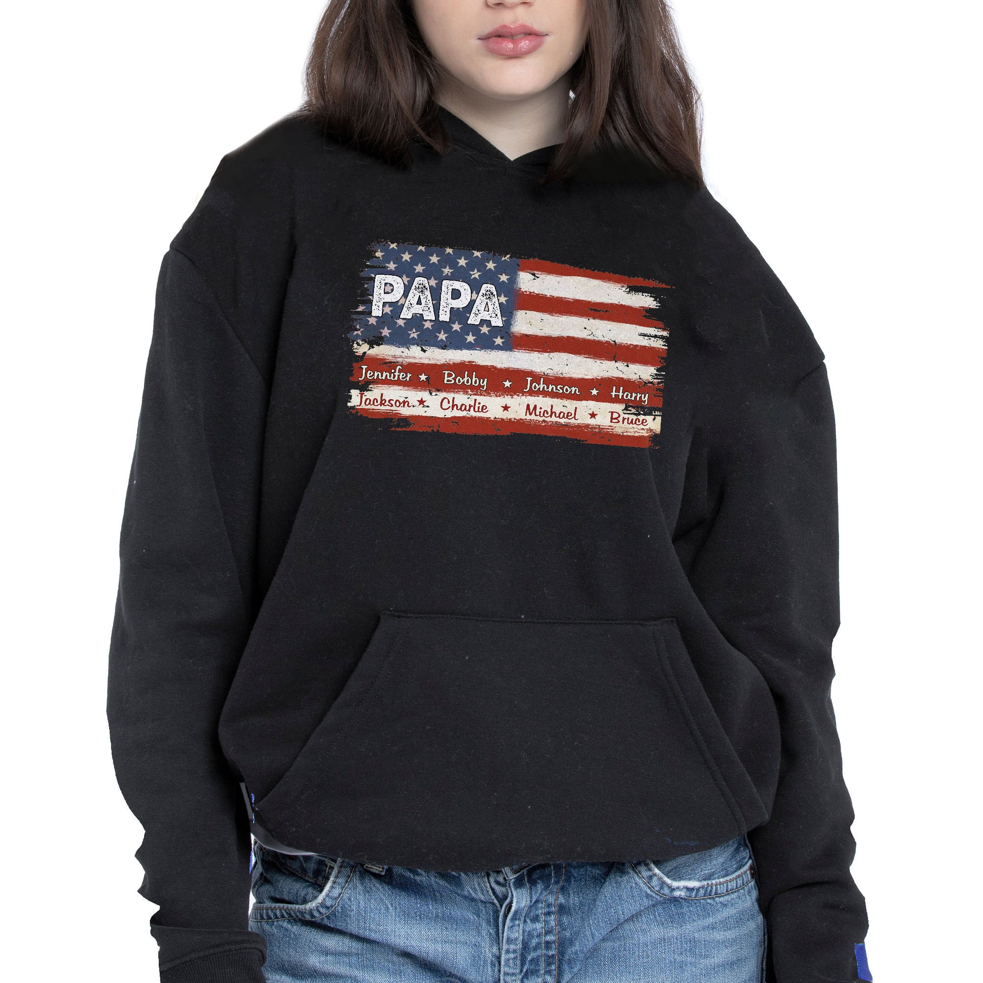 Papa American Flag