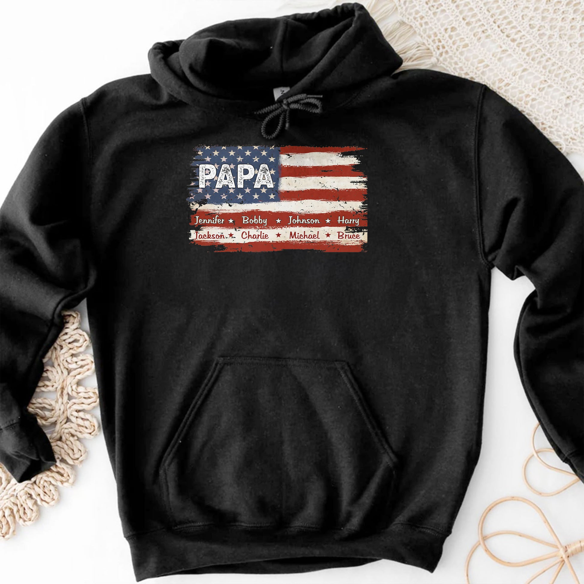 Papa American Flag