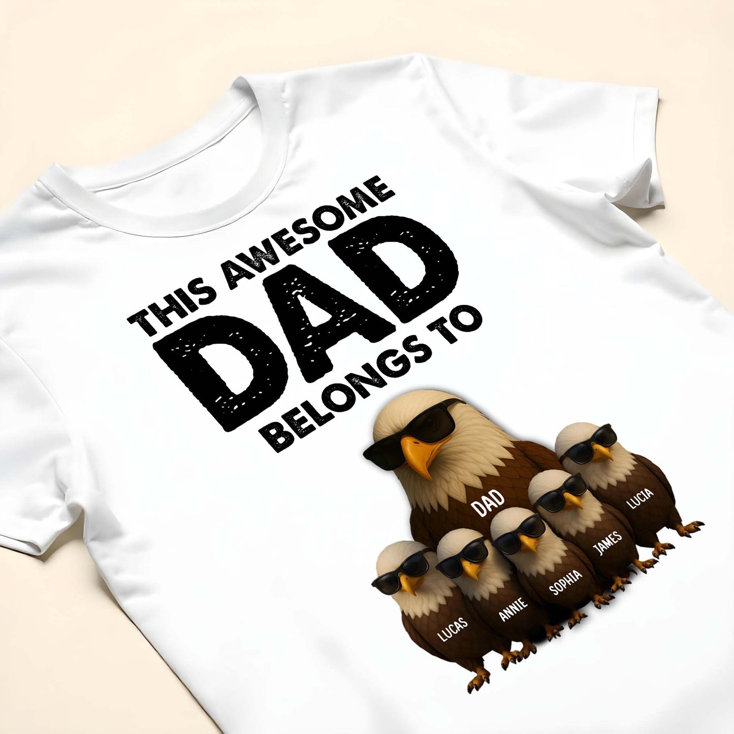 This Awesome Dad Belongs To, Eagle and Chicks