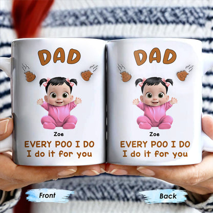Every Poo I Do I Do It For You, Baby and Poo Emoji