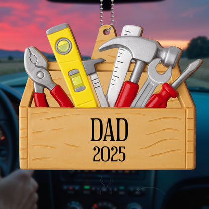 Personalized Toolbox With Tools Ornament