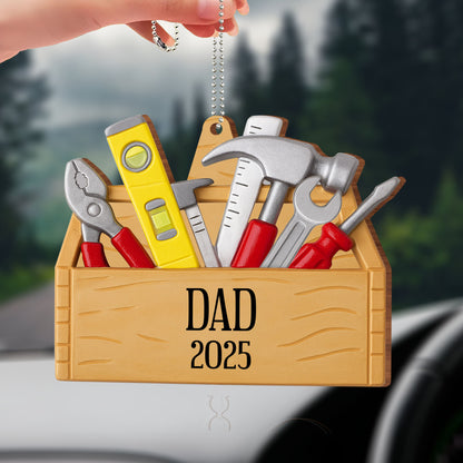Personalized Toolbox With Tools Ornament