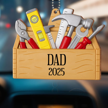 Personalized Toolbox With Tools Ornament