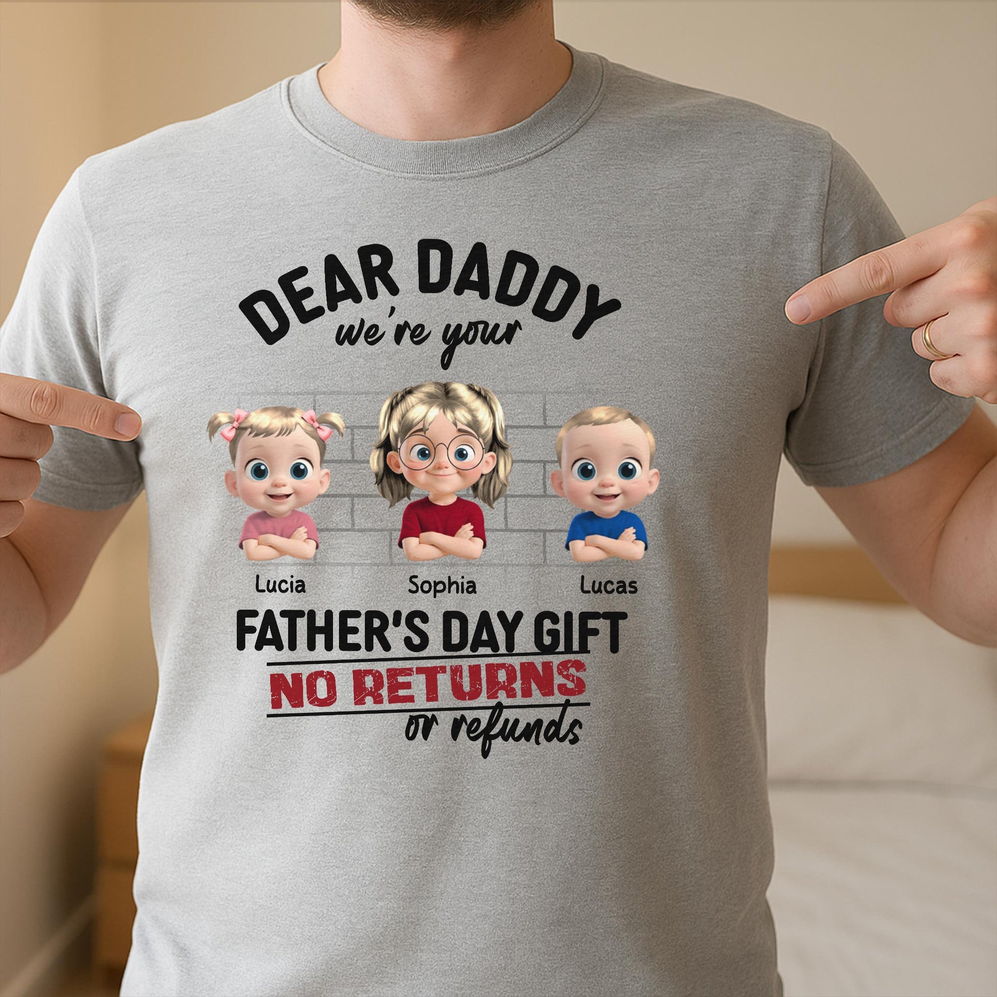 Dear Daddy We're Your Father's Day Gift