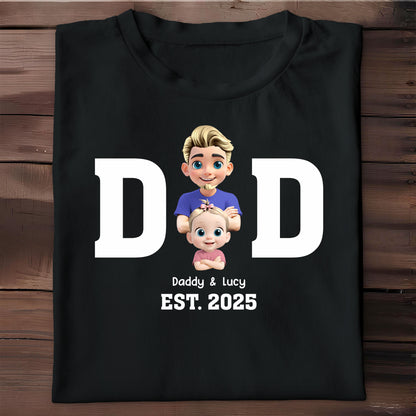 Daddy & Lucy EST. 2025, Father and Baby