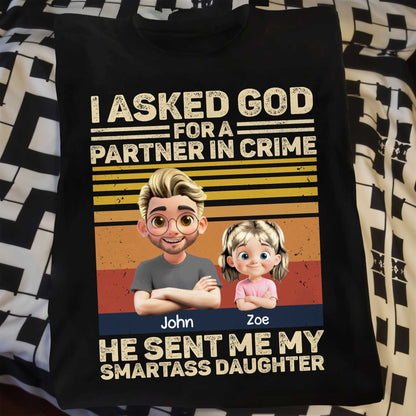 I Asked God For A Partner In Crime, Cartoon Characters