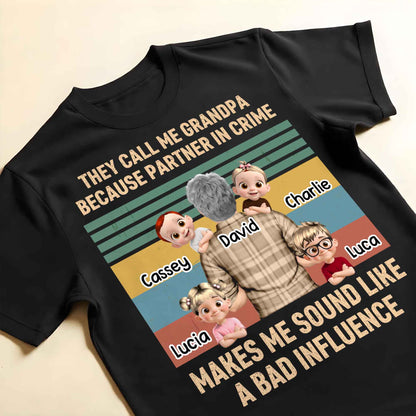They Call Me Grandpa Because Partner In Crime, Cartoon Grandpa And Kids