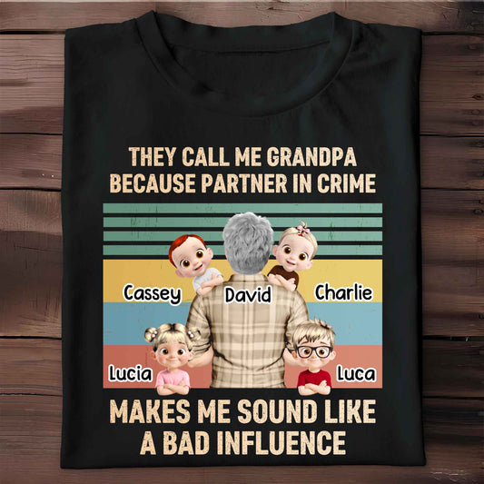 They Call Me Grandpa Because Partner In Crime, Cartoon Grandpa And Kids
