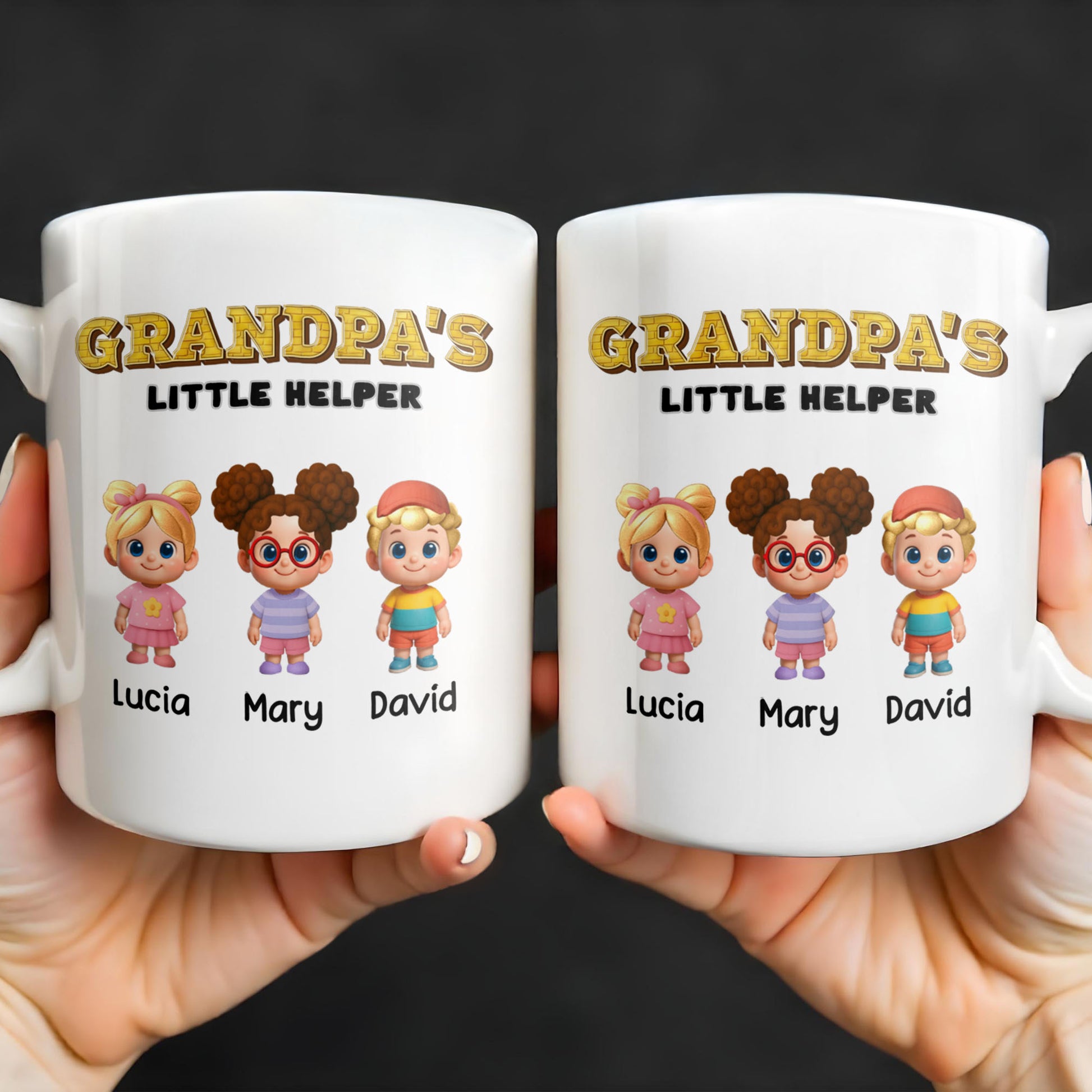 Grandpa's Little Helper, Cartoon Children