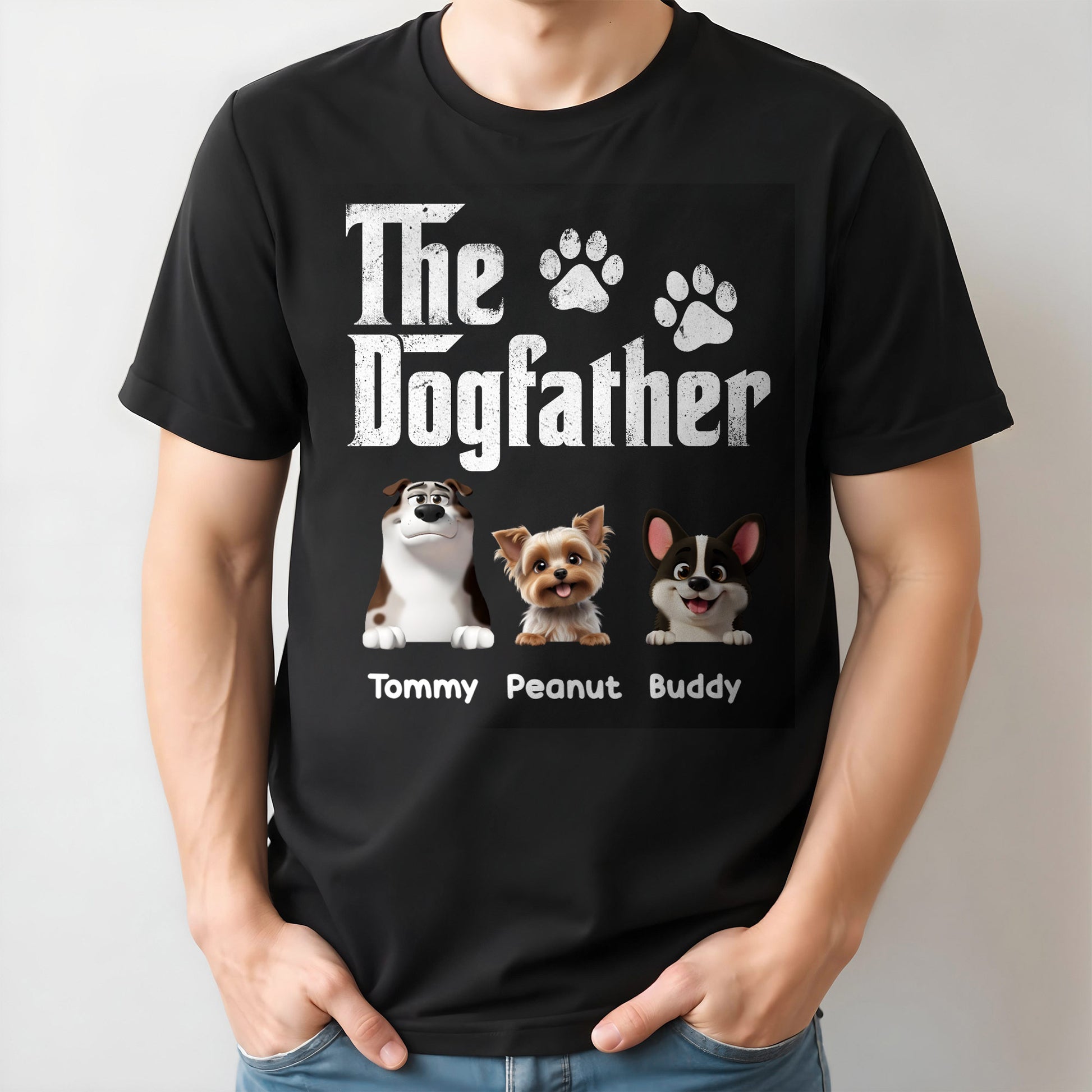 The Dogfather, Text and Dogs