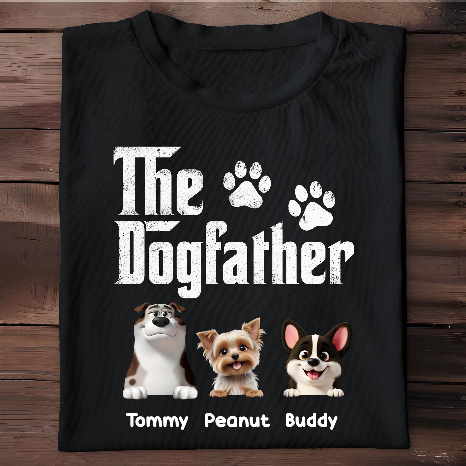 The Dogfather, Text and Dogs