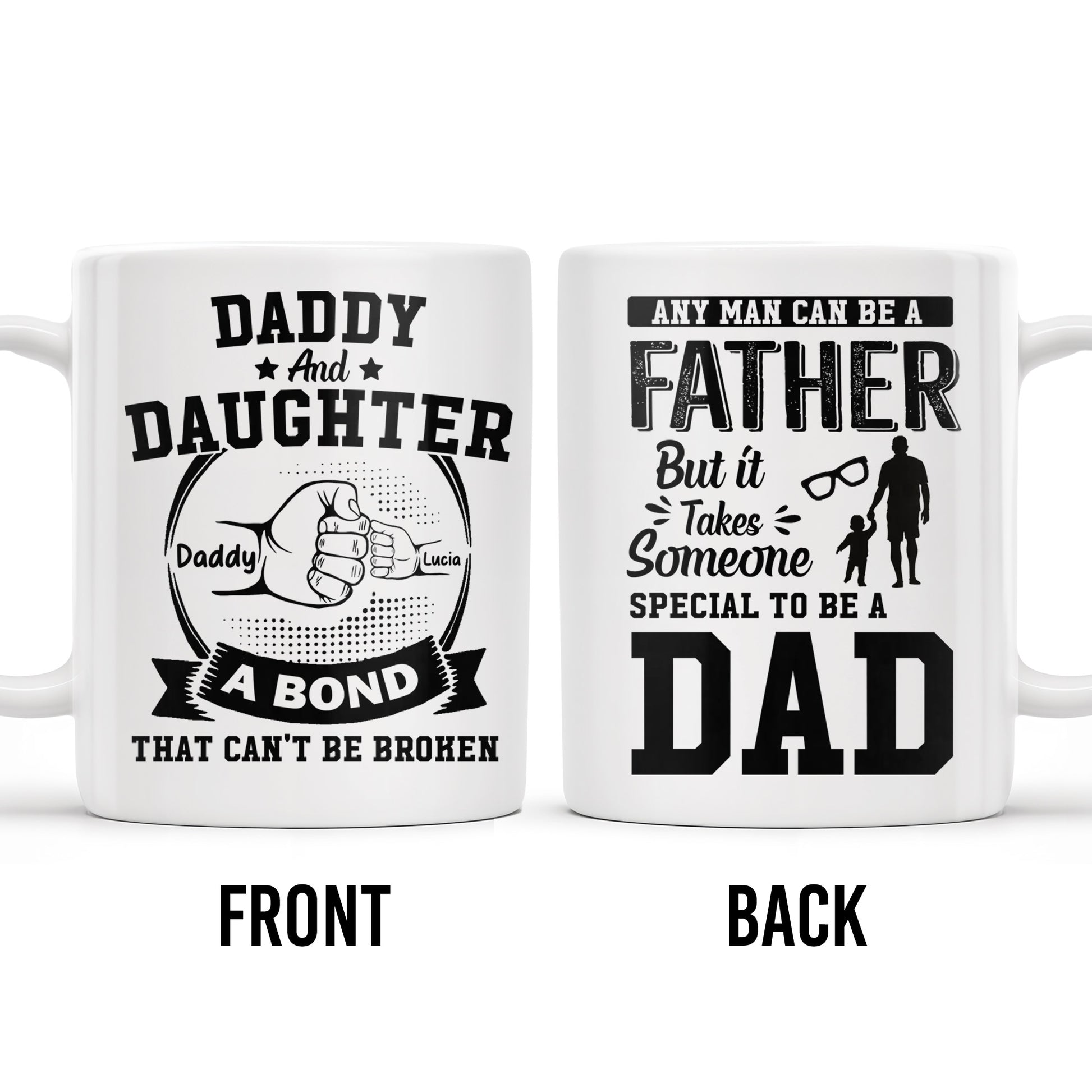 Daddy And Daughter Bond, Special Dad Silhouettes