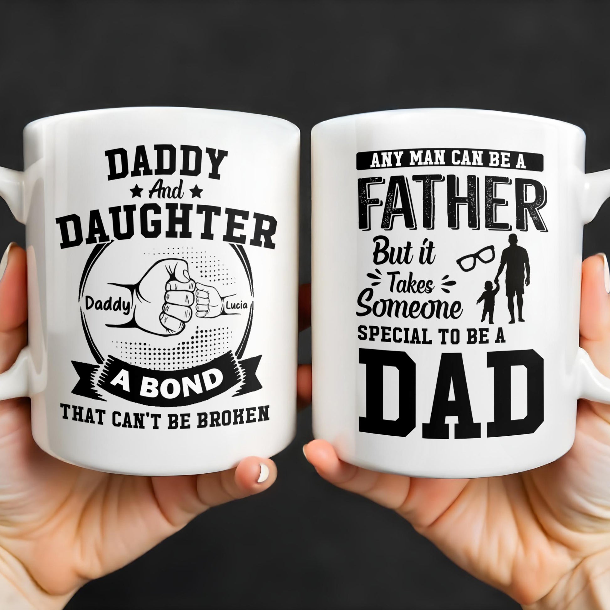 Daddy And Daughter Bond, Special Dad Silhouettes