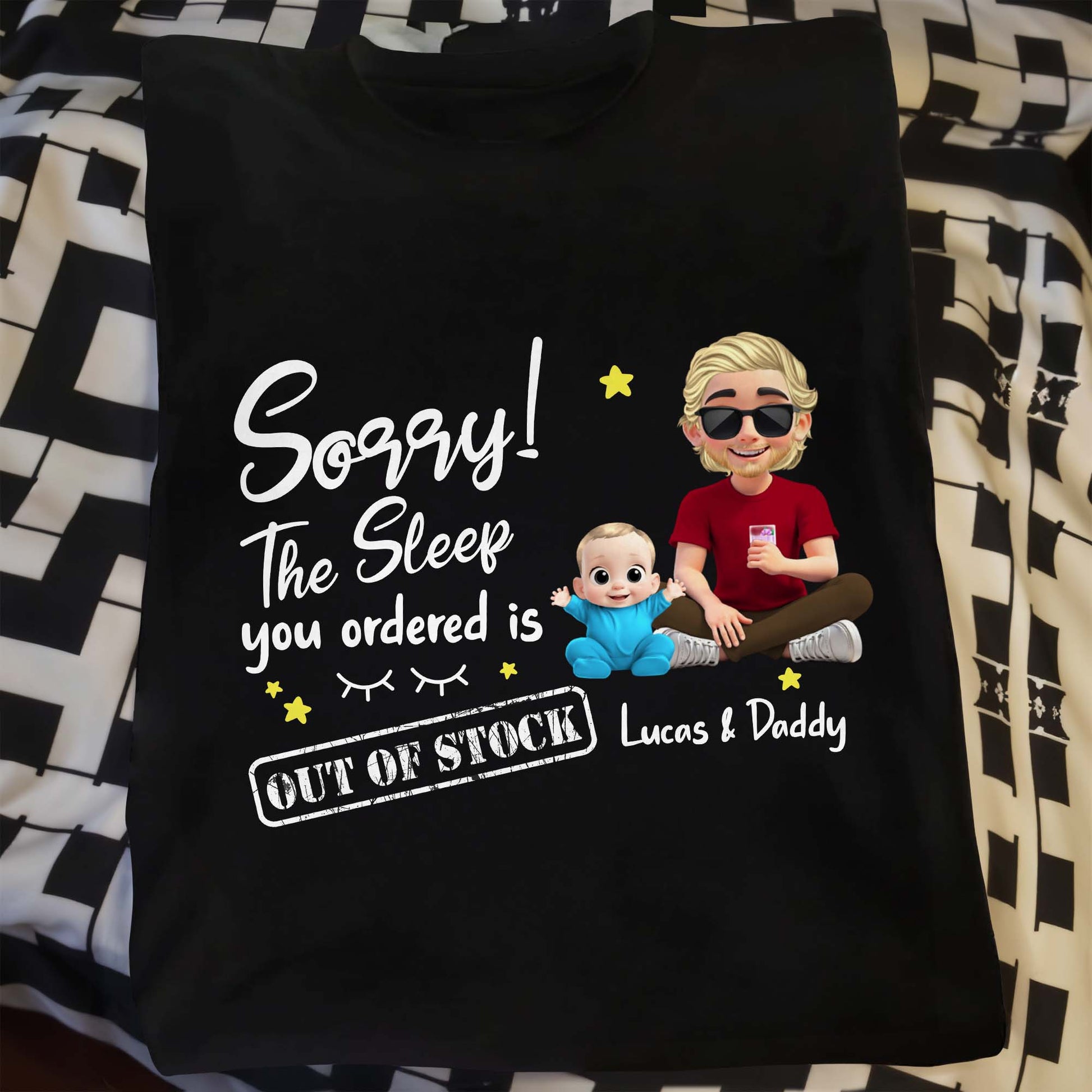 Sorry! The Sleep You Ordered Is Out Of Stock, Baby and Dad