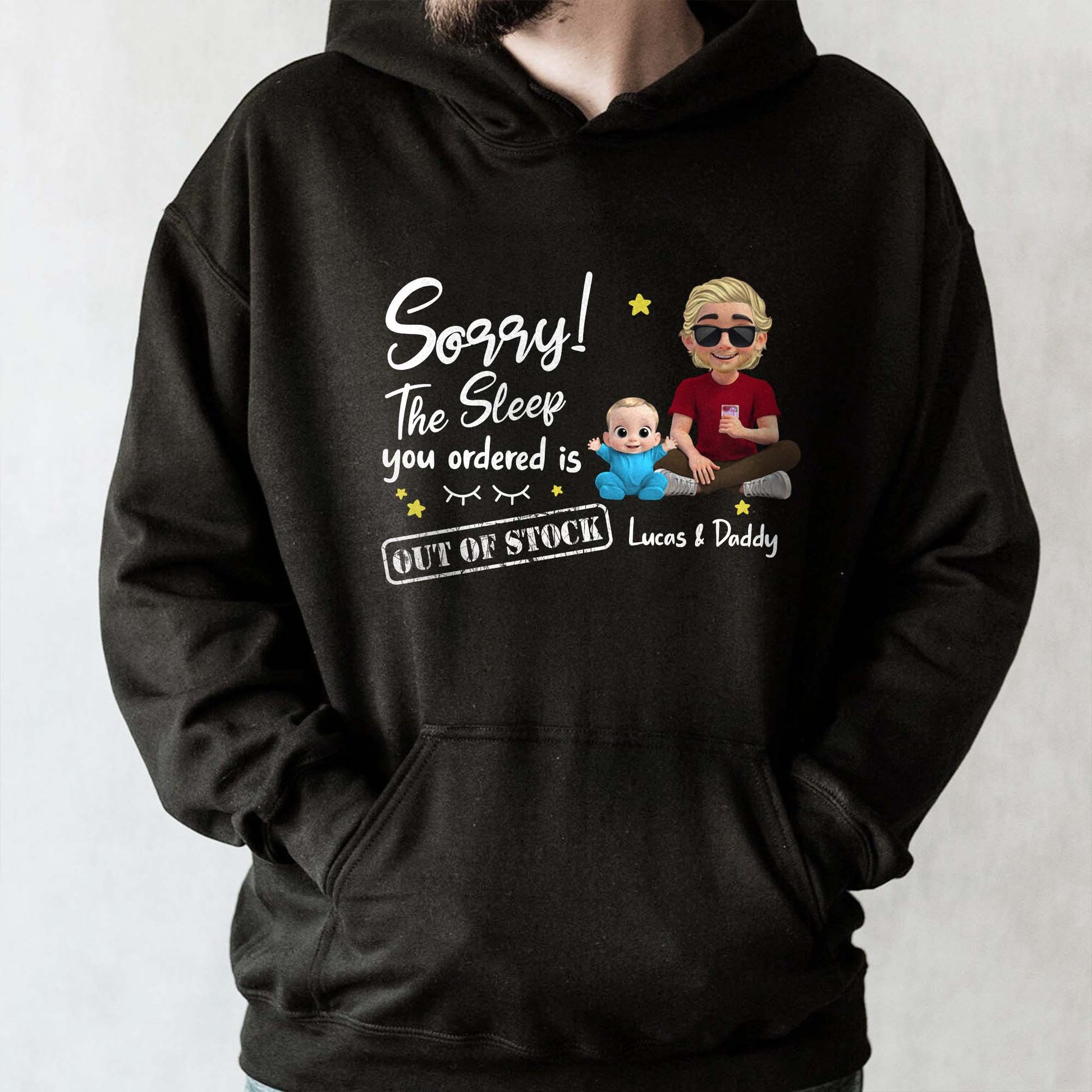 Sorry! The Sleep You Ordered Is Out Of Stock, Baby and Dad
