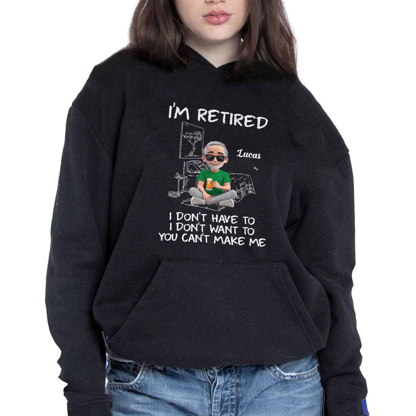 I'm Retired, I Don't Have To, I Don't Want To, You Can't Make Me, Retired Man and Relaxation Themes