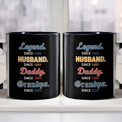 Legend, Husband, Daddy, Grandpa Personalized Mug