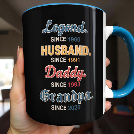 Legend, Husband, Daddy, Grandpa Personalized Mug