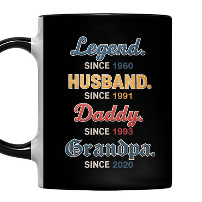 Legend, Husband, Daddy, Grandpa Personalized Mug