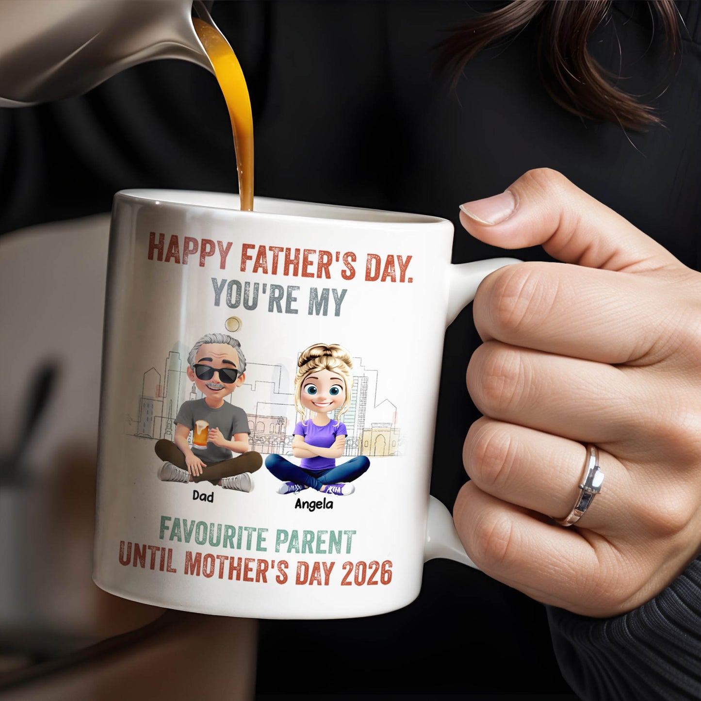 Happy Father's Day, You're My Favourite Parent Until Mother's Day 2026, Cartoon Characters