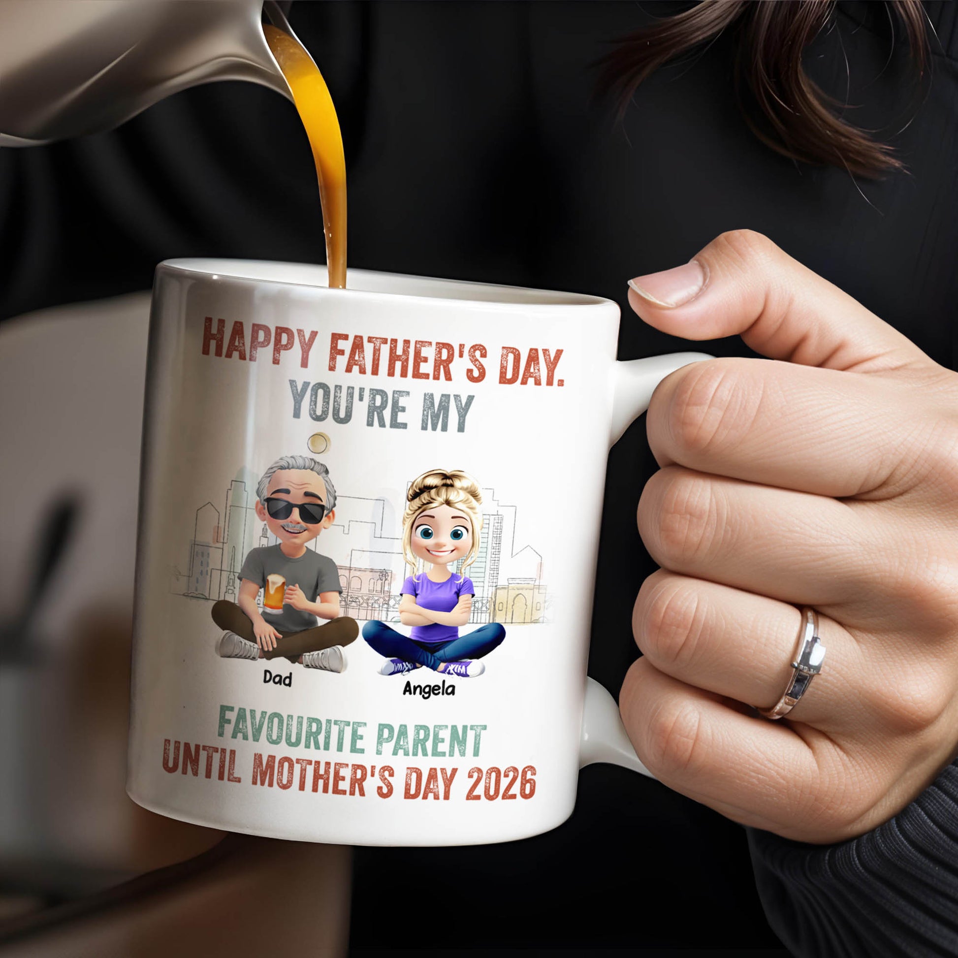 Happy Father's Day, You're My Favourite Parent Until Mother's Day 2026, Cartoon Characters