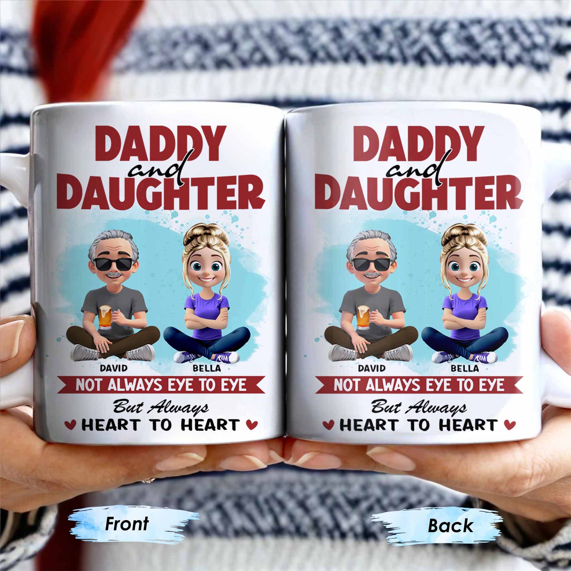Daddy And Daughter, Not Always Eye To Eye But Always Heart To Heart