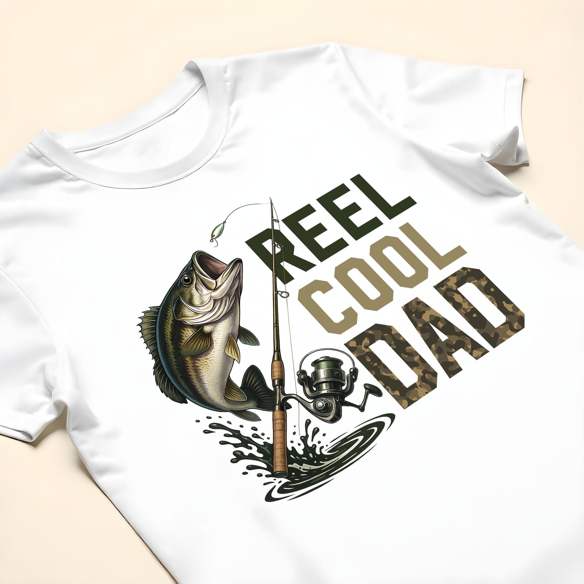 Reel Cool Dad Fishing Design