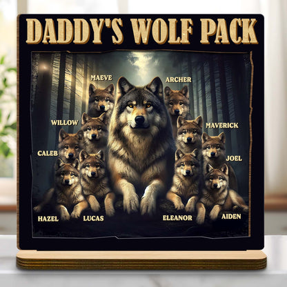 Daddy's Wolf Pack Featuring Majestic Wolves