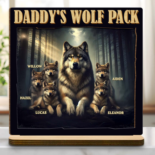 Daddy's Wolf Pack Featuring Majestic Wolves