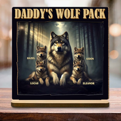 Daddy's Wolf Pack Featuring Majestic Wolves