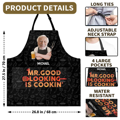 Mr Good Looking Is Cookin With Kitchen Utensils