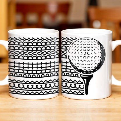 Putt Parry Birdie Golf Ball And Tee Design