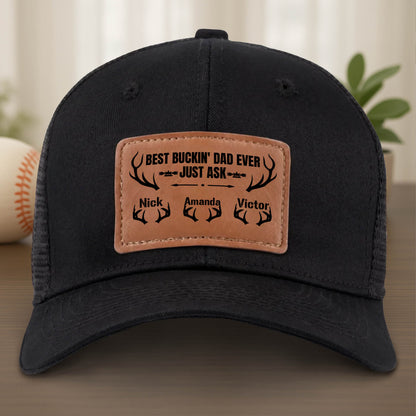 Best Buckin' Dad Ever Just Ask With Antlers