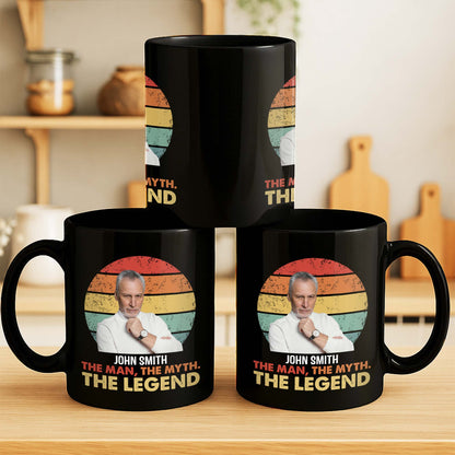 The Man The Myth The Legend, Retro Sunset Design