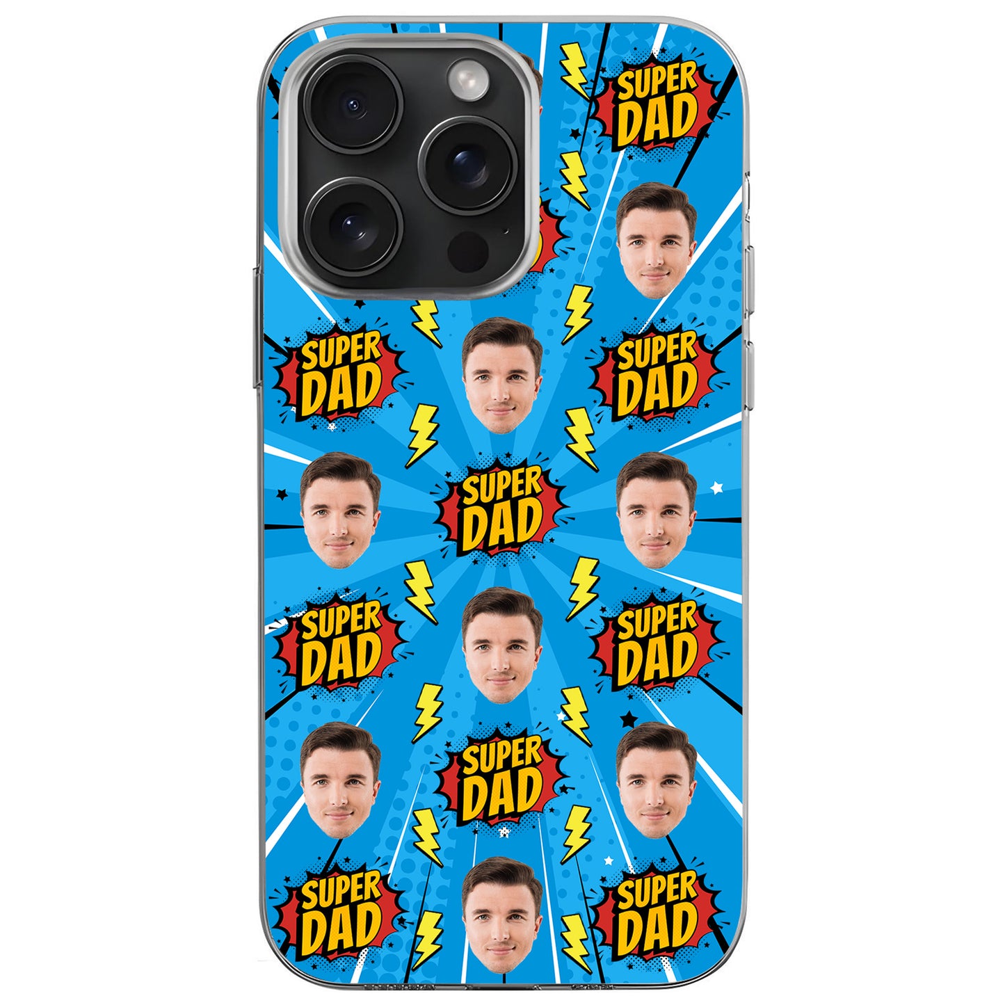 Super Dad Comics Style Design