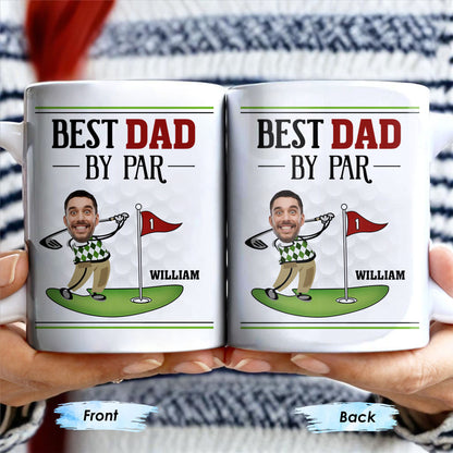Best Dad By Par, Golf And Flag