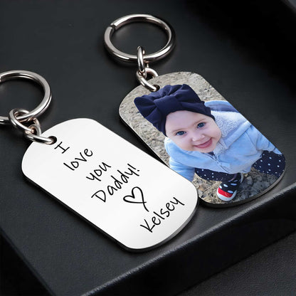 I Love You Daddy With Custom Baby Photo