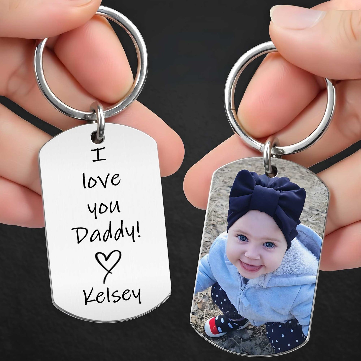 I Love You Daddy With Custom Baby Photo
