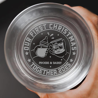 Our First Christmas Together, Whiskey Glass Design