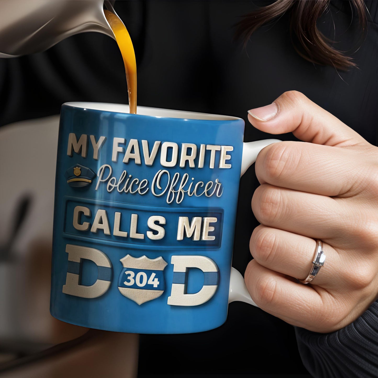 My Favorite Police Officer Calls Me Dad With Police Badge