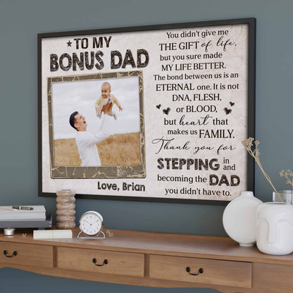 To My Bonus Dad Thank You For Stepping In